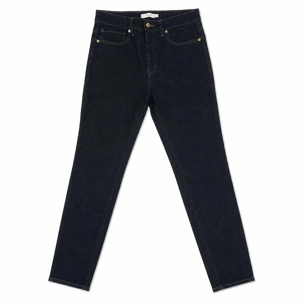 Tory Burch Skinny Jeans Dark Wash Stretch Denim Women 29 Modern Classic